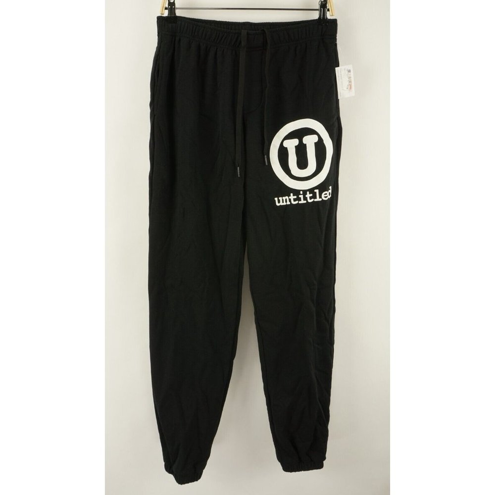 New Designs Untitled Circle U Untitled Men's Medium x 32" Black Fleece Joggers
